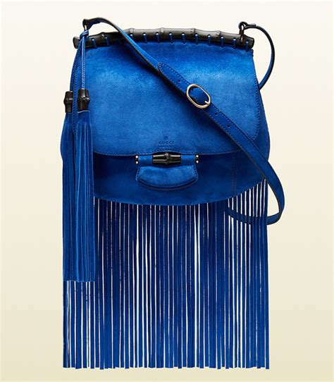 gucci handbag with fringe|More.